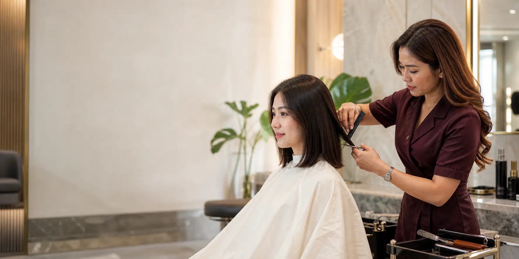 Salon work